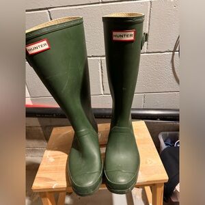 Green Hunter Original Tall Rain Boots